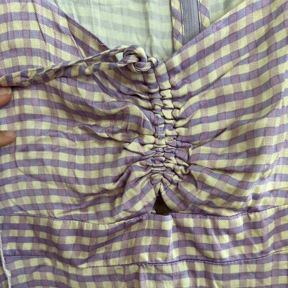 NWT| Plaid Mini Summer Dress - Picture 3 of 7